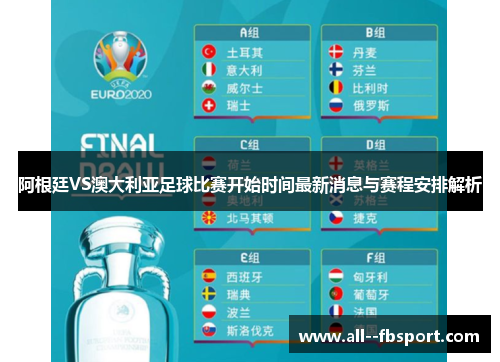 阿根廷VS澳大利亚足球比赛开始时间最新消息与赛程安排解析