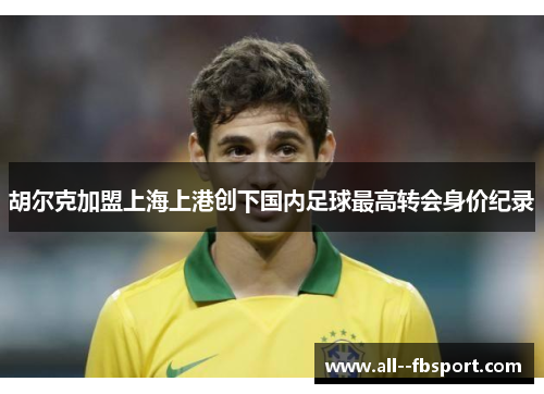 胡尔克加盟上海上港创下国内足球最高转会身价纪录